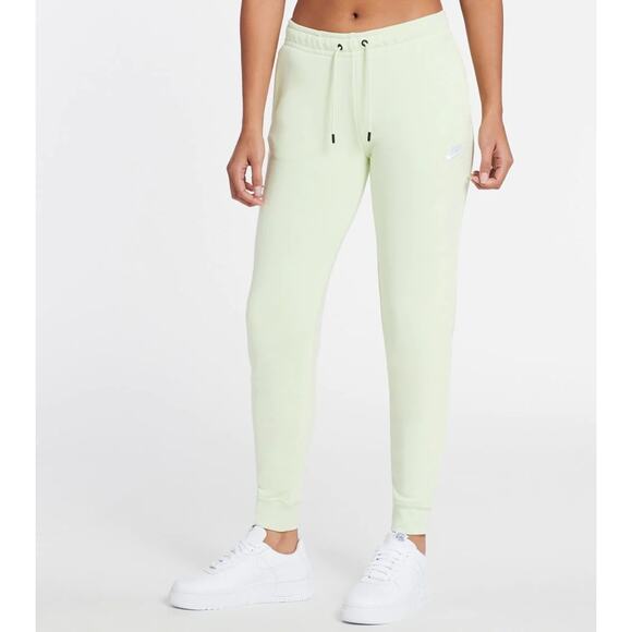 NEW Nike Sportswear Essential Fleece Jogger Pants Lime Ice Women's Size XLarge - Picture 1 of 5